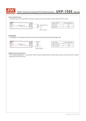 Mean Well UHP-1500-24 — 24VDC 1500W Conduction-Cooled PFC Switching Supply | 62.5 A | 96% Efficiency | Fanless −30 to +70°C