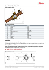 Danfoss GBC 16s (009L8053) — 5/8 in. ODF Sweat Shut-Off Ball Valve with Access Port | 650 psig MWP | Bi-Directional | Multi-Refrigerant