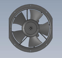 Delta Electronics AFL2224HW-00 — 24V DC Brushless Axial Fan, 222mm, 378 CFM, PWM/VSP Speed Control, IP56